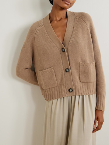 Allude Wool and cashmere-blend cardigan