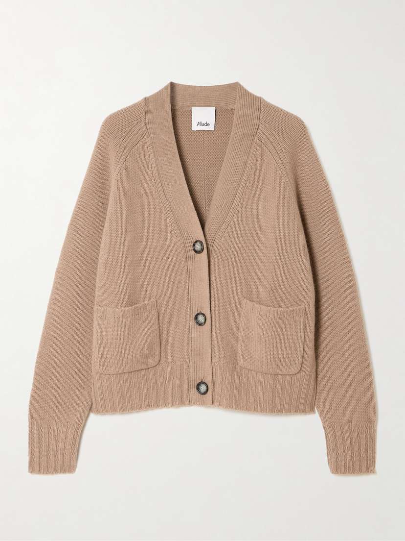 Allude Wool And Cashmere-blend Cardigan
