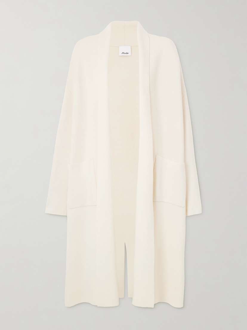 Allude Wool And Cashmere-blend Cardigan