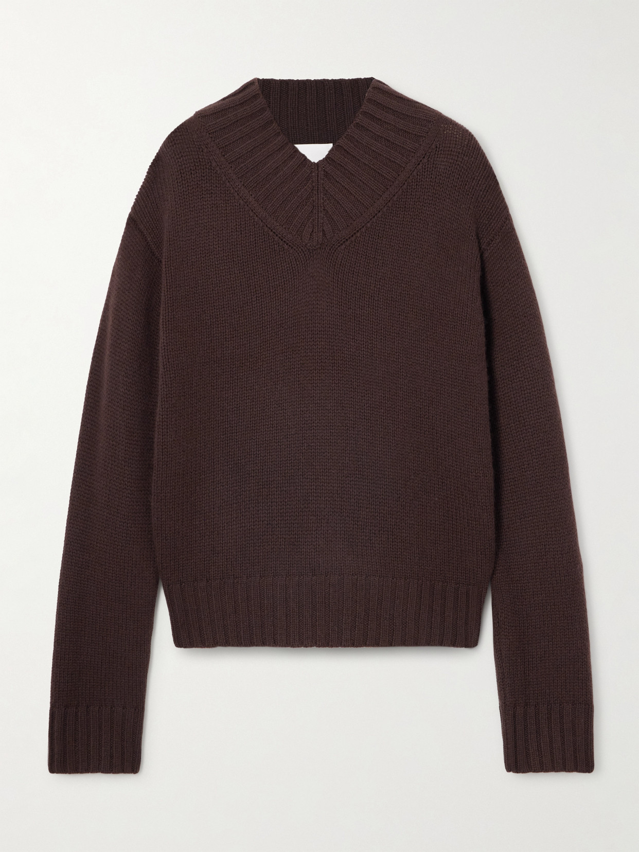 Allude Cashmere Sweater In Brown