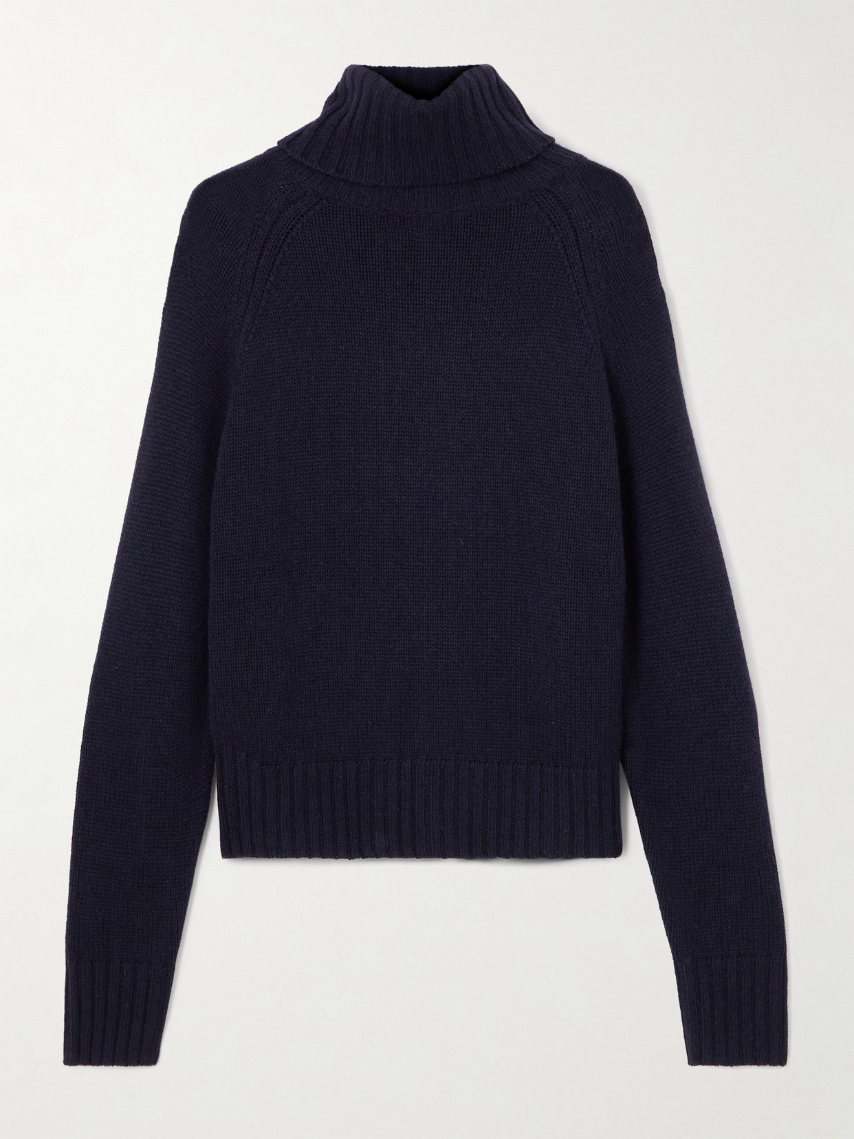 Allude Wool And Cashmere-blend Turtleneck Sweater In Black