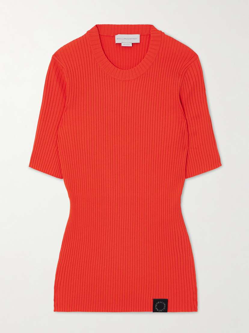 Stella McCartney Ribbed-knit T-shirt