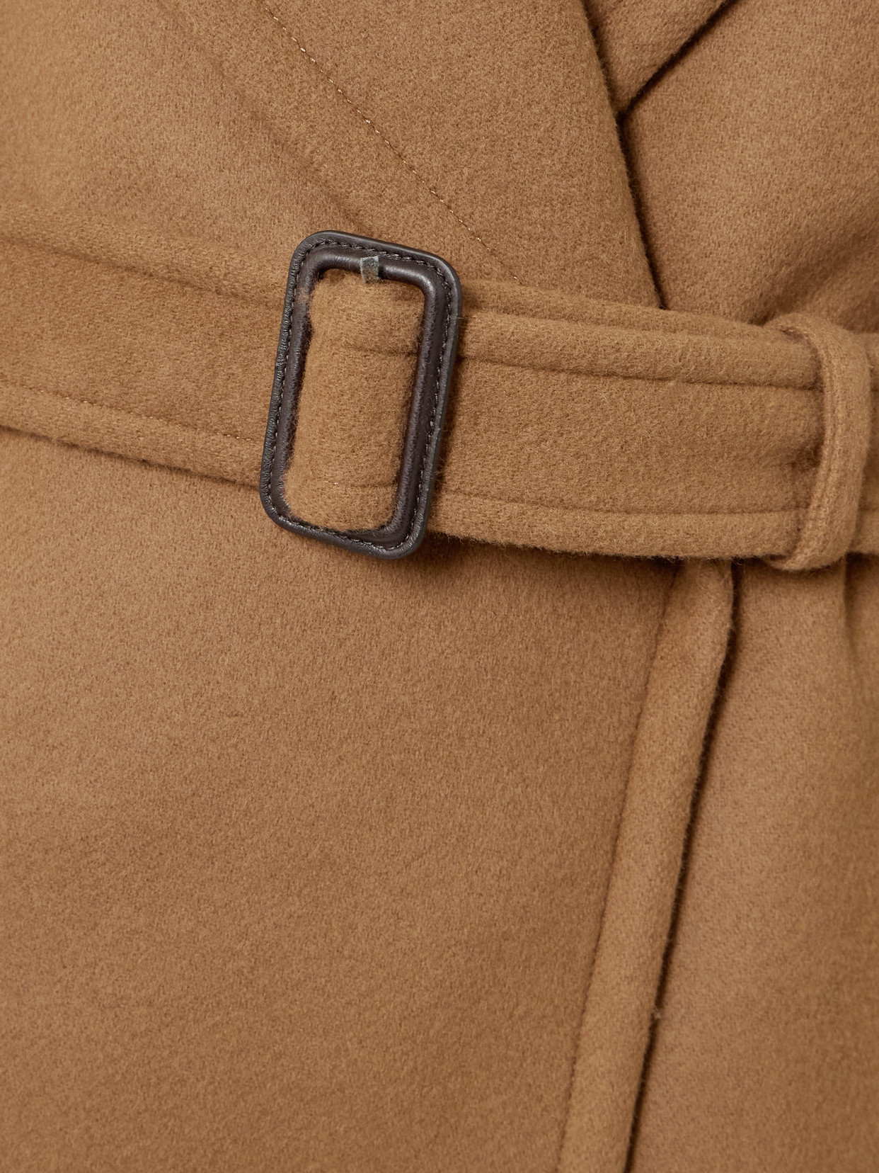 Double-Breasted Belted Coat