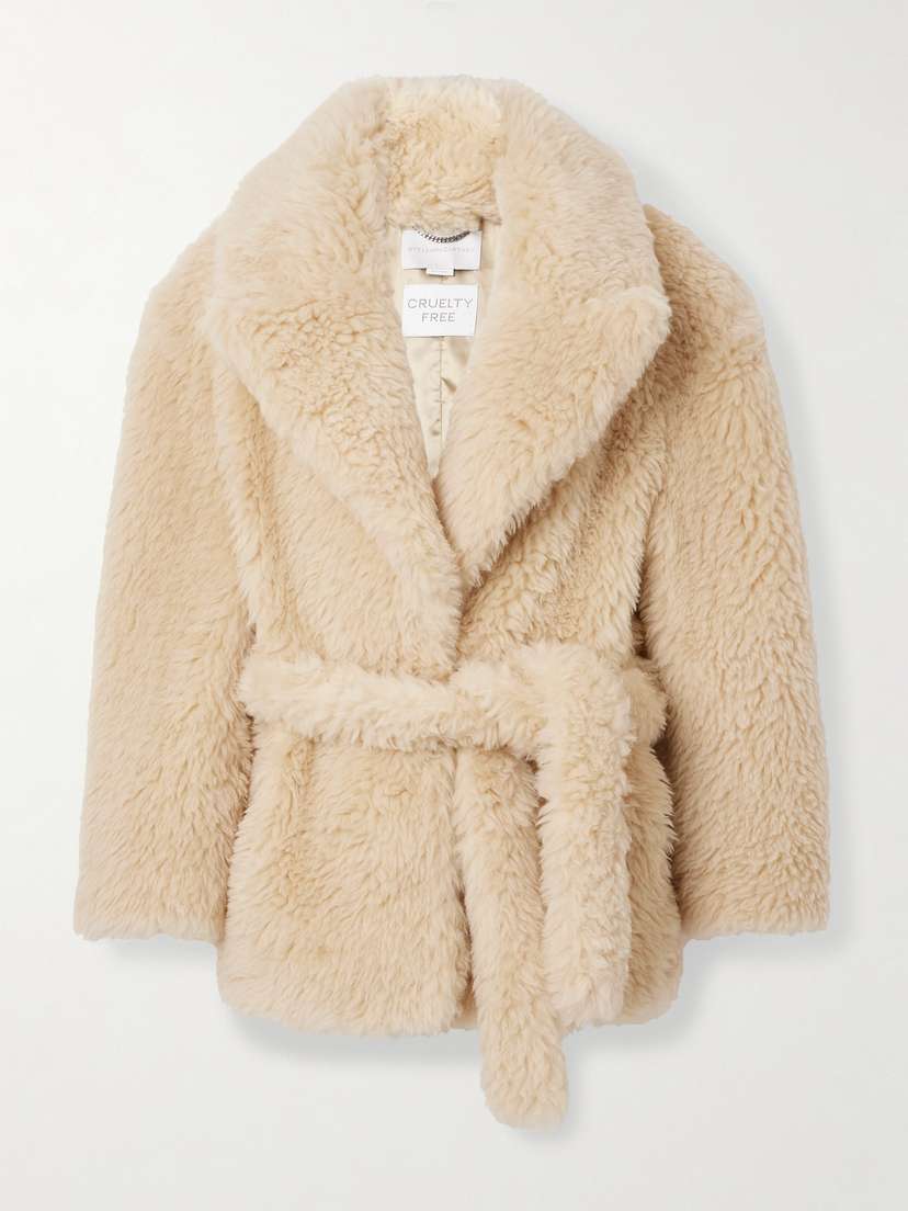 Stella McCartney Wool-blend Fleece Coat