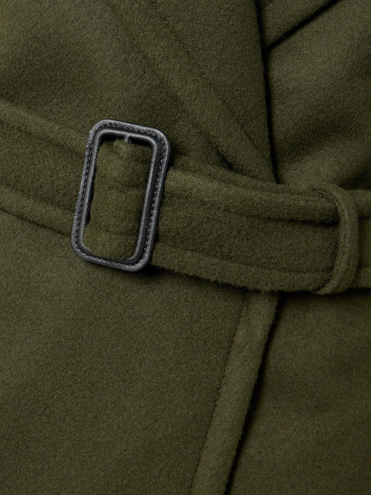 Belted Double-Breasted Coat