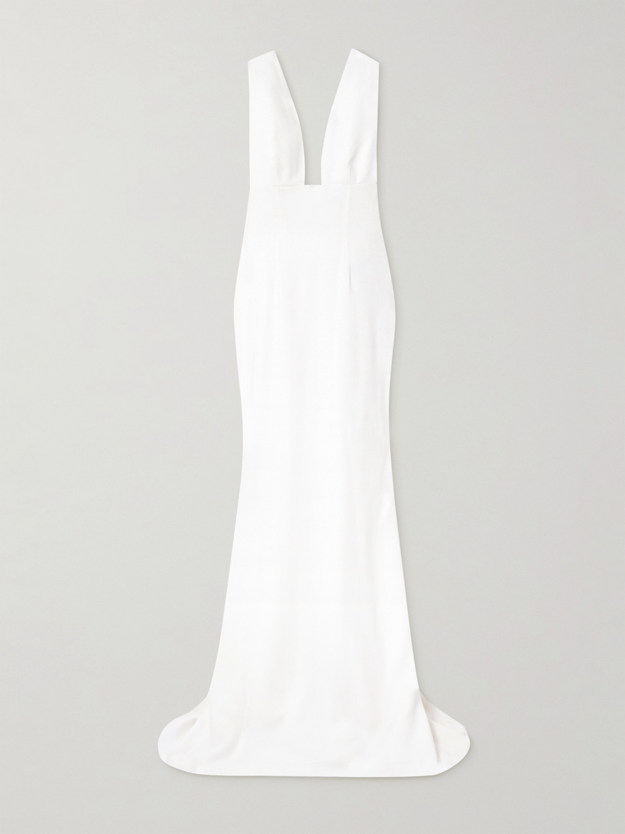 Stella Mccartney Crepe Gown In White