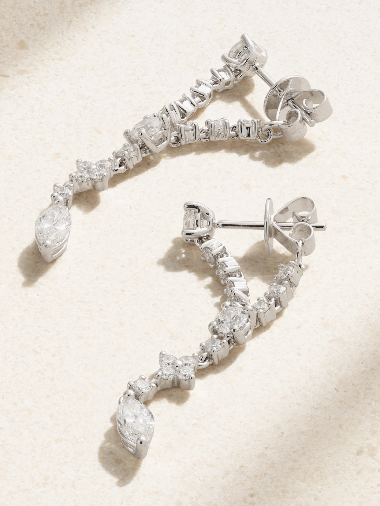 Anita Ko Vivi 18-karat White Gold Diamond Earrings