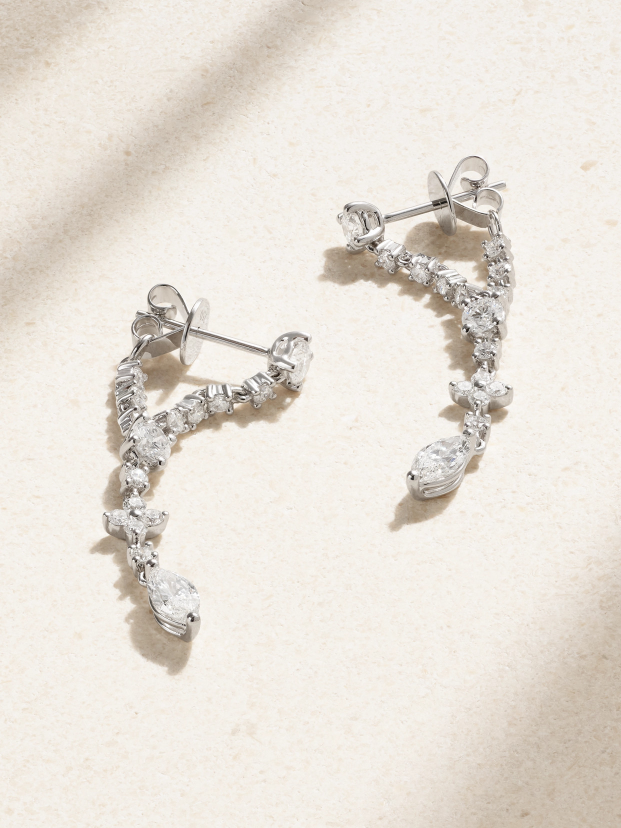 Anita Ko Vivi 18-karat White Gold Diamond Earrings