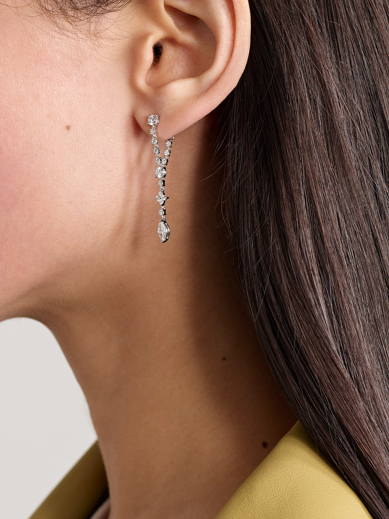 Anita Ko Vivi 18-karat White Gold Diamond Earrings