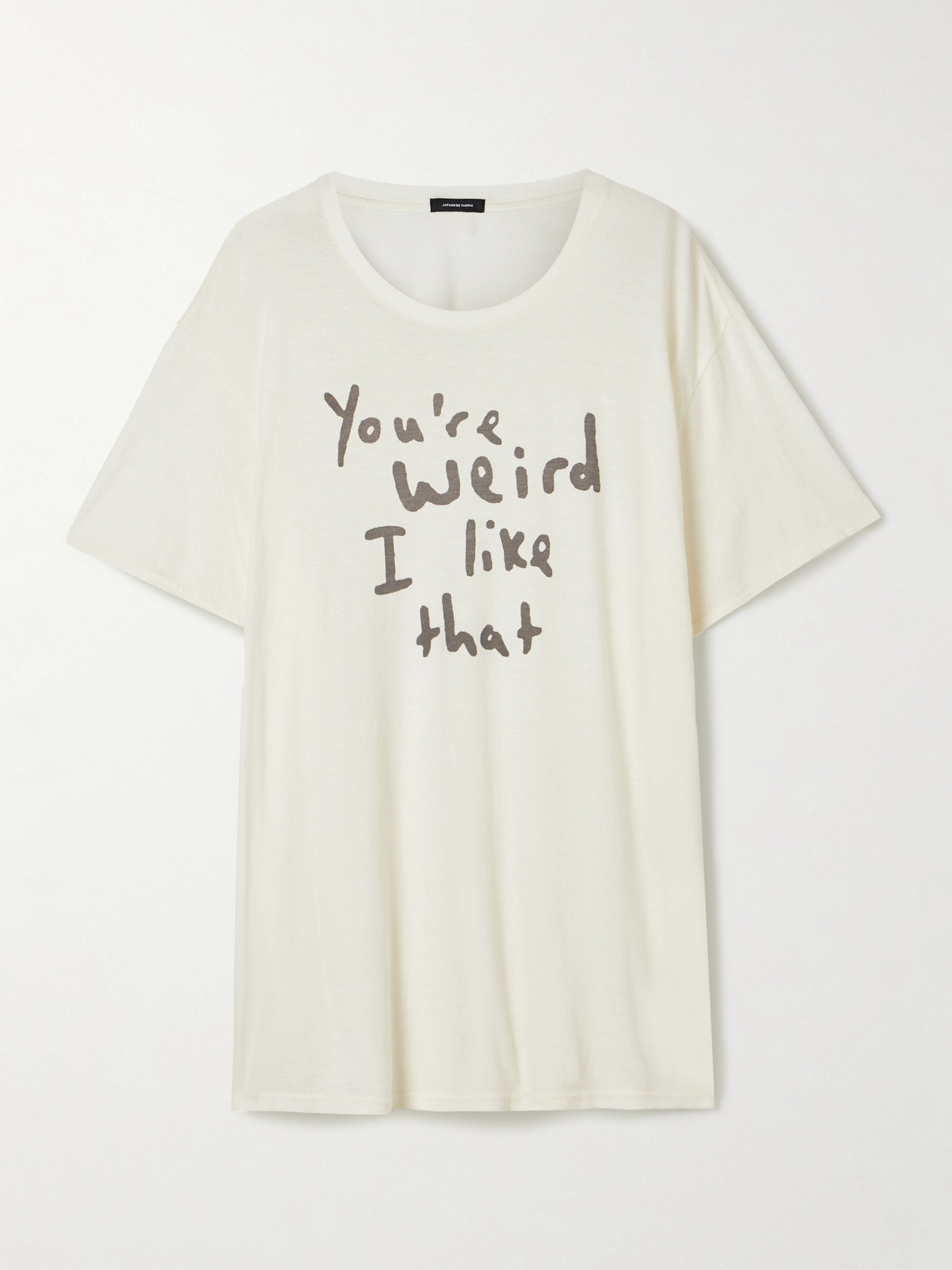 R13 Slogan-print T-shirt In White