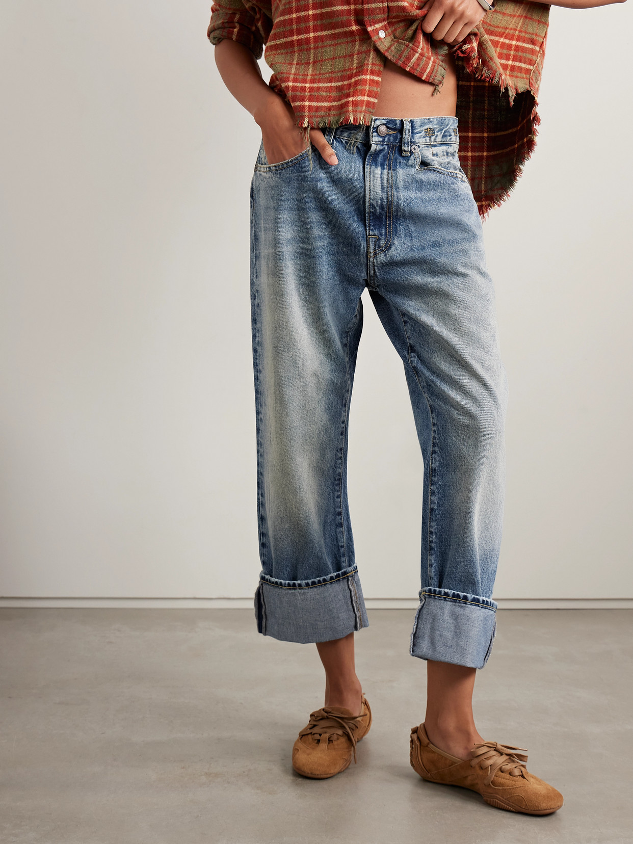 R13 X-boyfriend Jeans In Blue