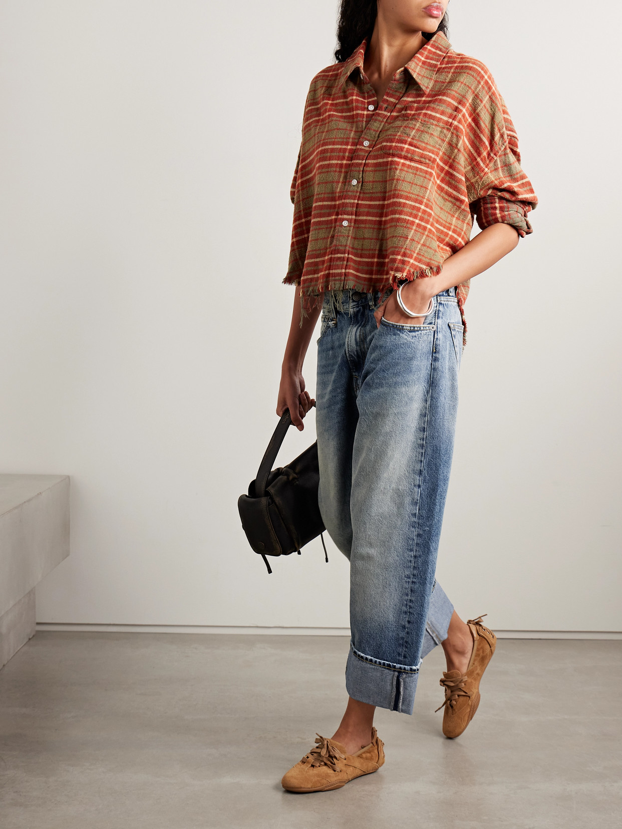 R13 X-boyfriend Jeans In Blue