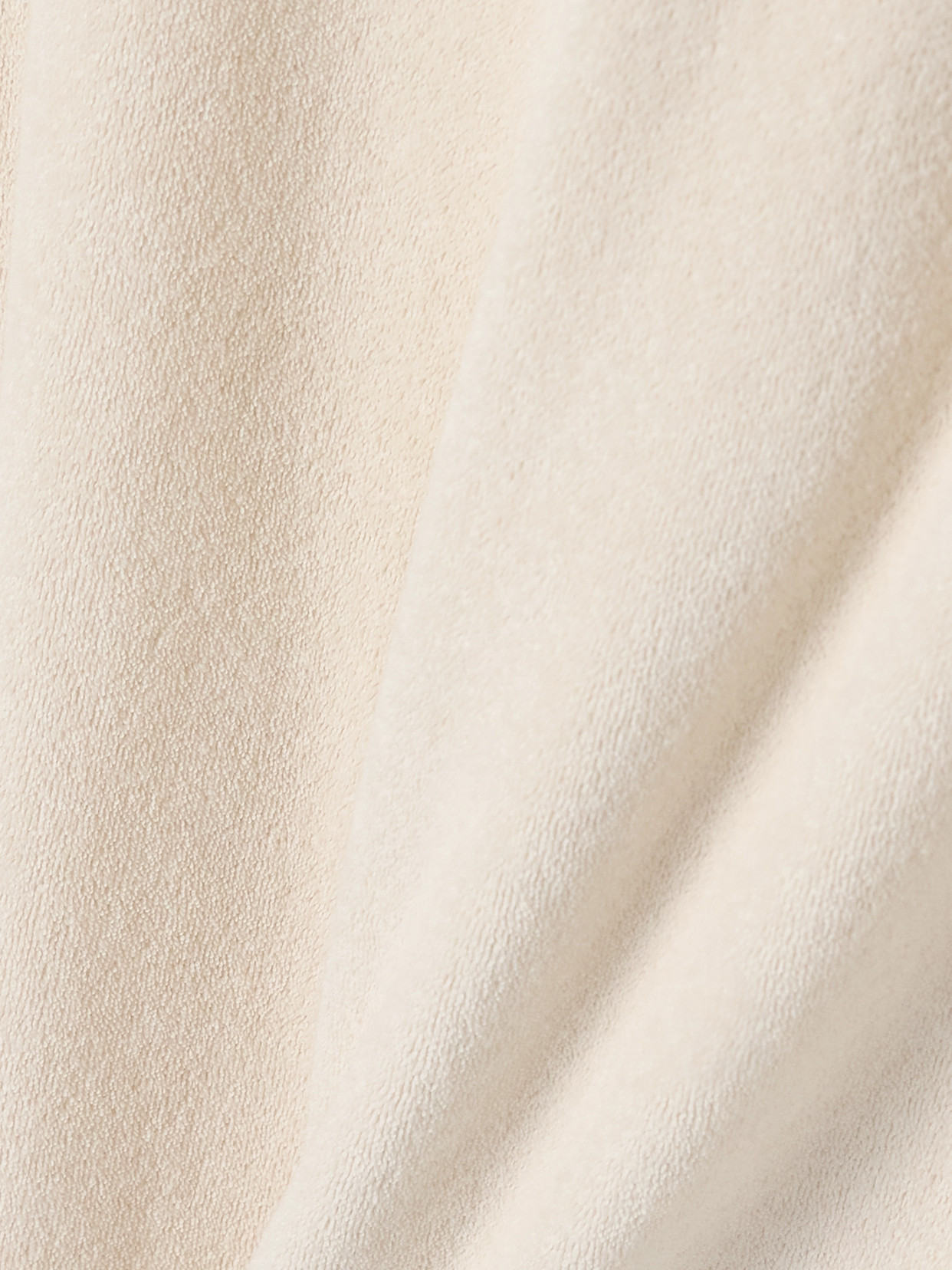 Suzie Kondi Zephyra Cotton-blend Terry Flared Track Pants In Cream