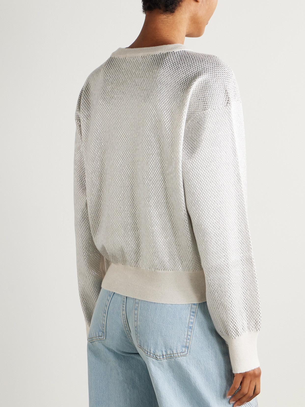 Haikure Kir Embellished Wool Sweater In Neutral