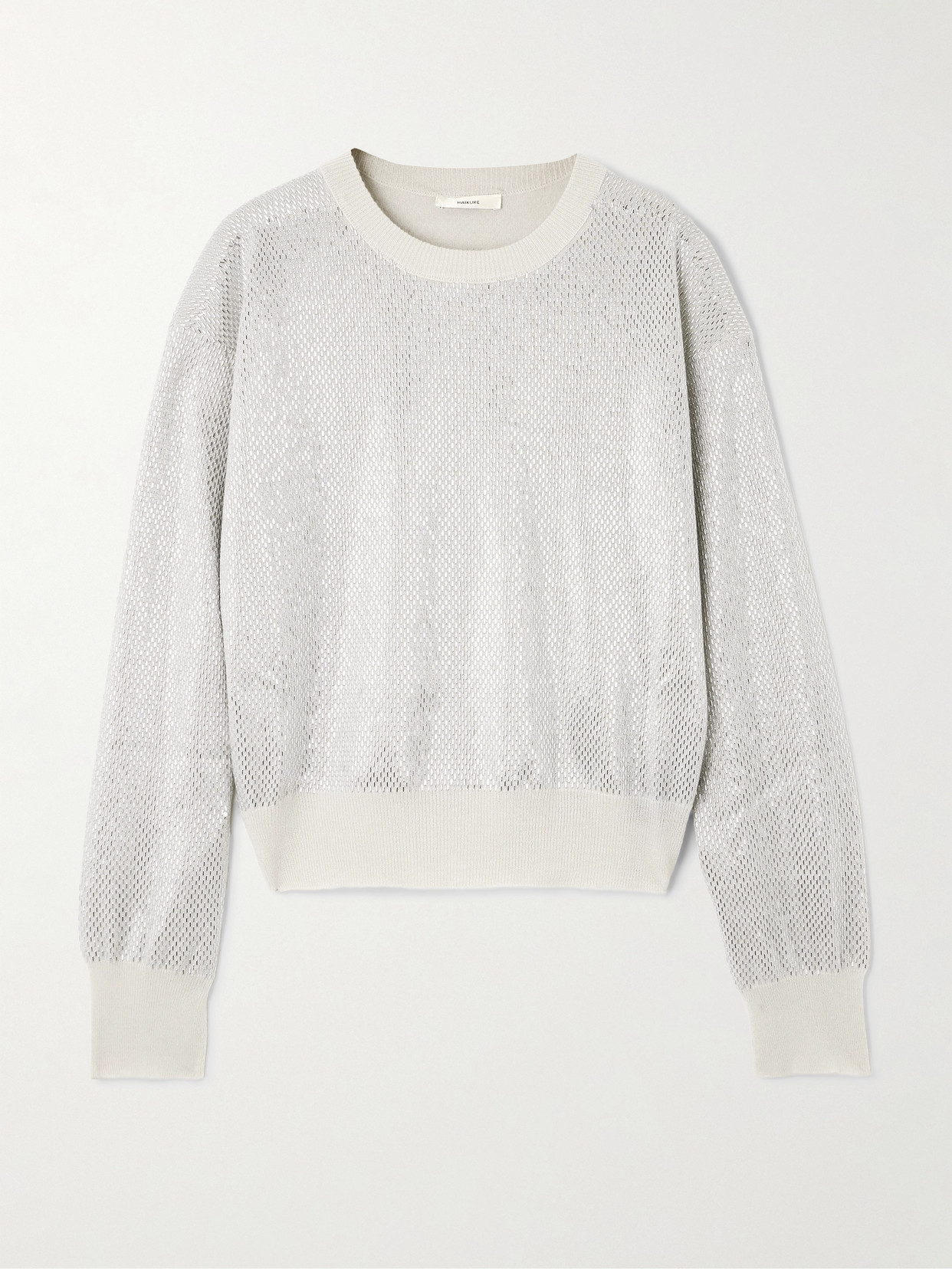 Haikure Kir Embellished Wool Sweater In Neutral