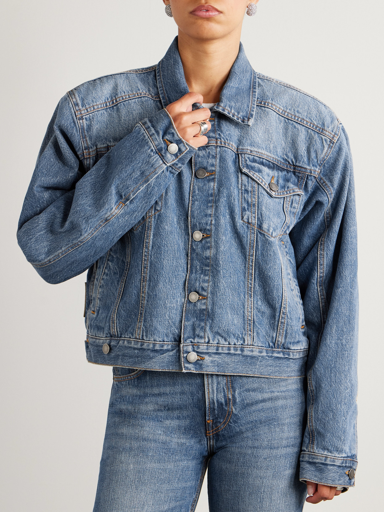 Haikure Renee Denim Jacket In Blue