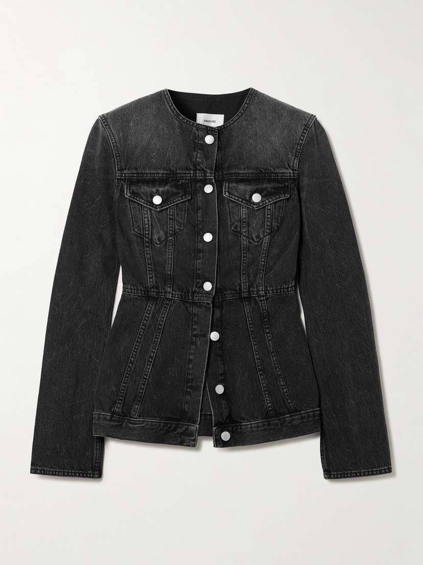 Haikure Temple Paneled Denim Jacket
