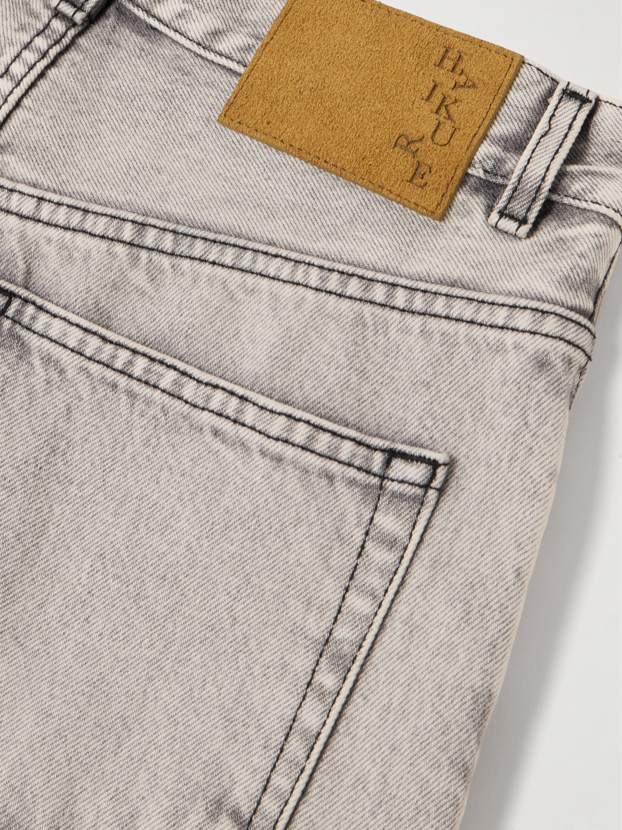 Haikure 5-pocket Trousers With Belt Loops And Contrast Stitching In Gray