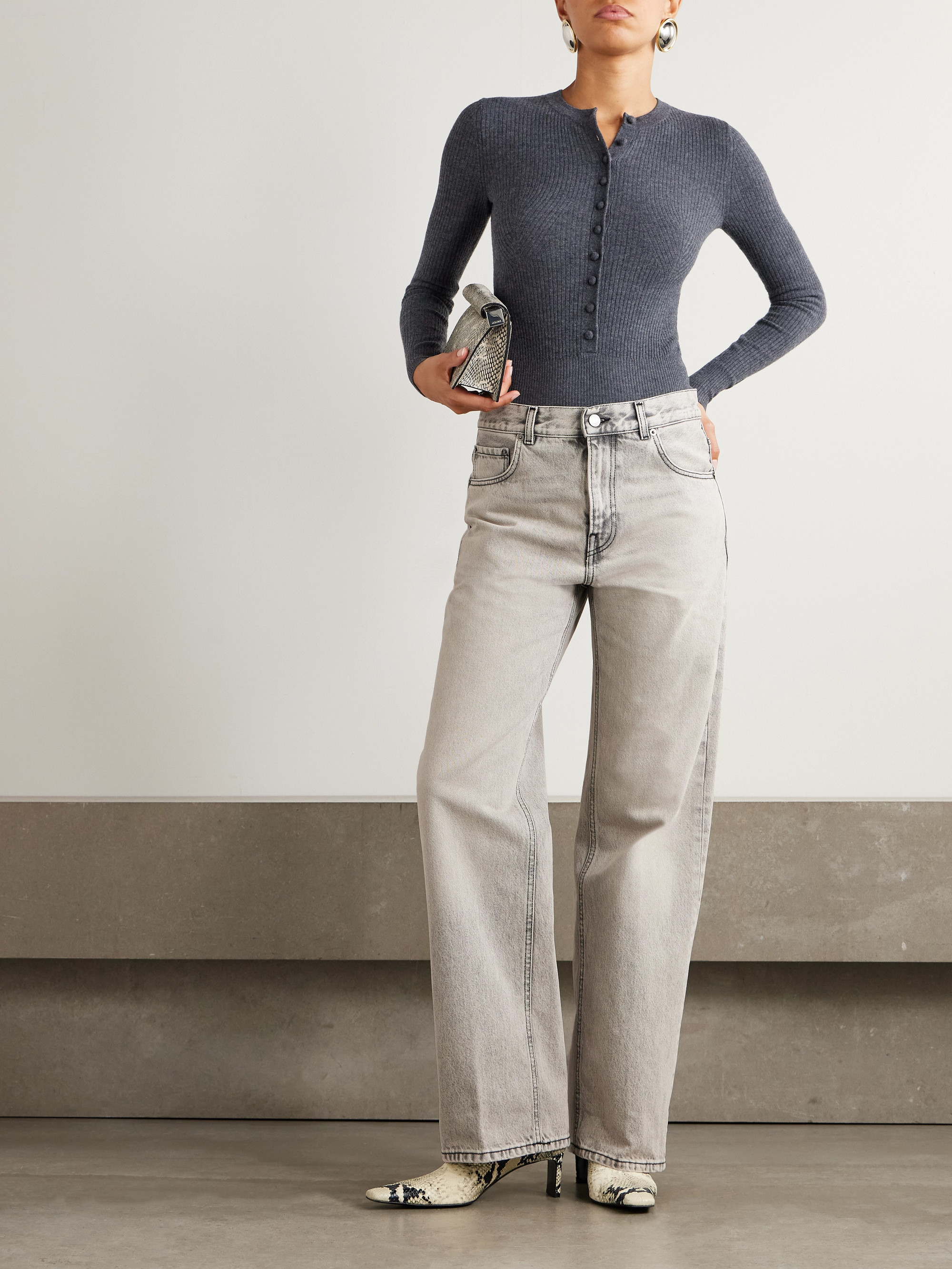 Haikure Bonnie high-rise straight-leg jeans