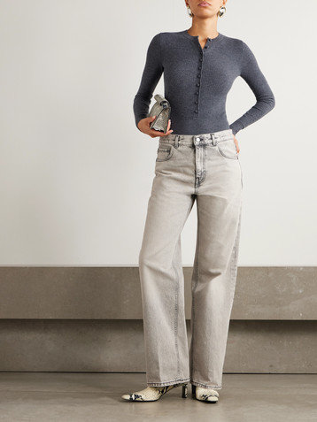 Haikure Bonnie high-rise straight-leg jeans