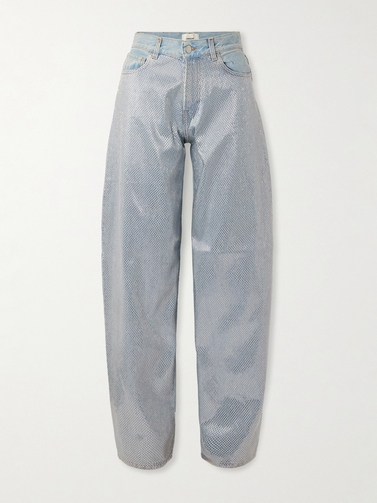 Bibi Embellished High-Rise Jeans