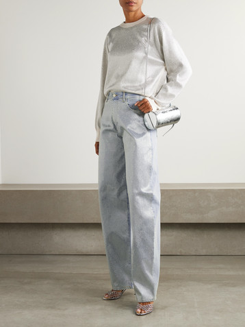 Haikure Bibi embellished high-rise jeans