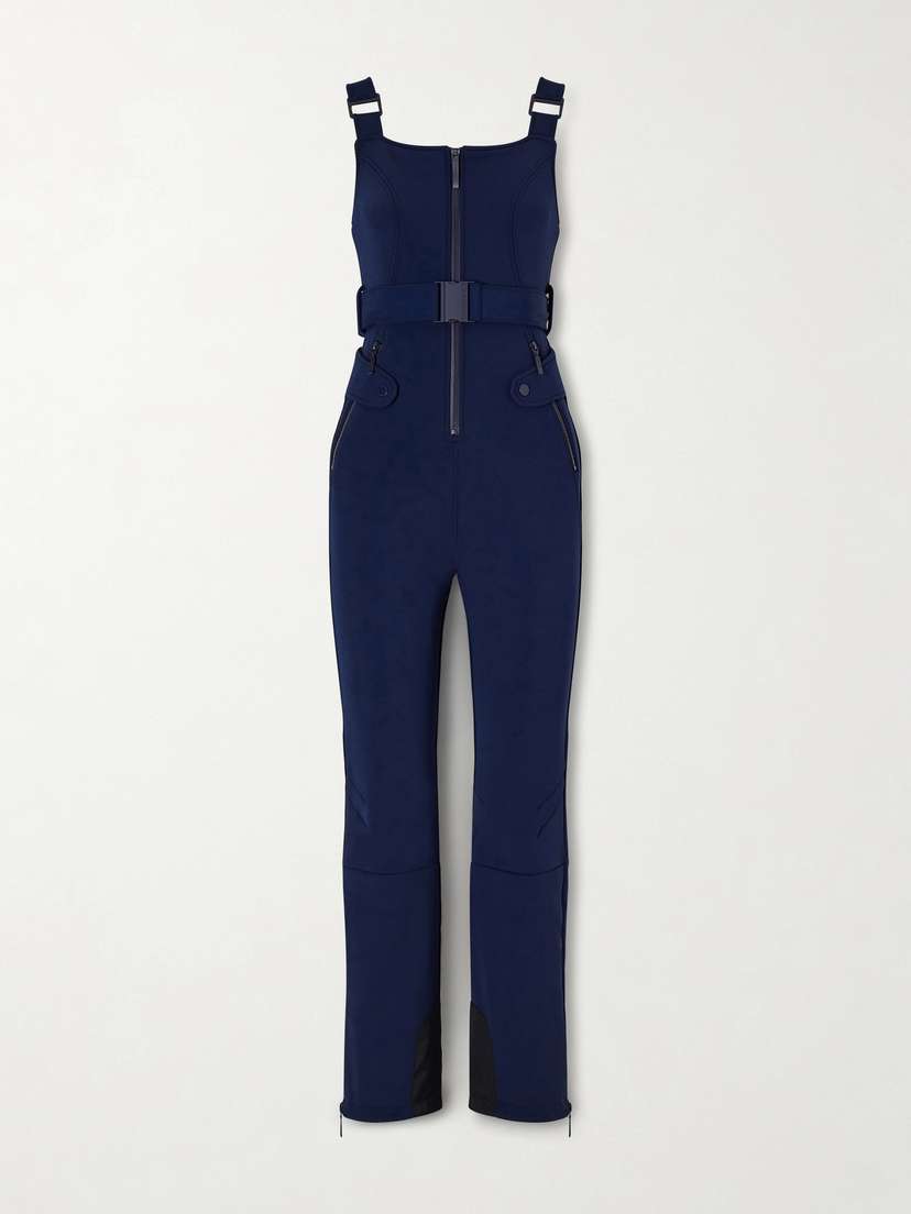 Cordova Fernie Belted Gingham Seersucker Ski Salopettes