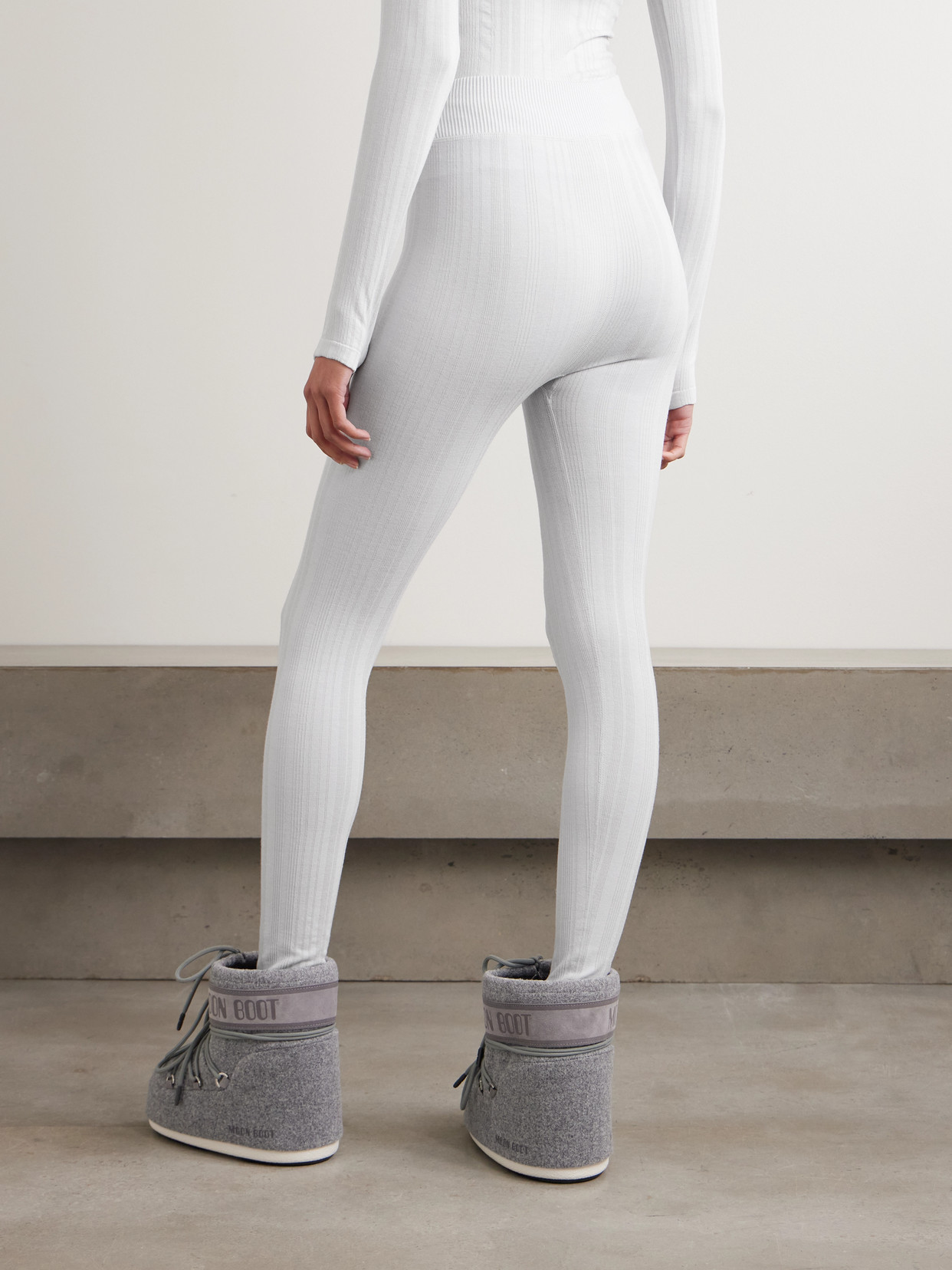 Cordova White Lyocell Ski Leggings In White