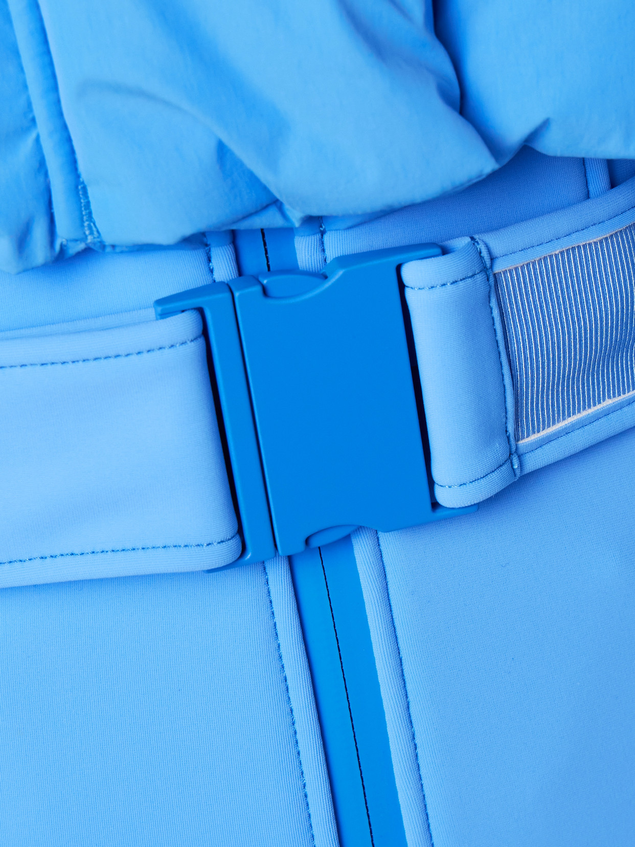 Cordova Myoko Belted Quilted Padded Ski Suit In Blue