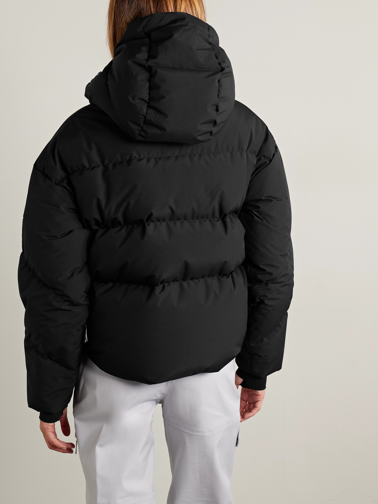 Meribel Hooded Quilted Recycled Down Ski Jacket