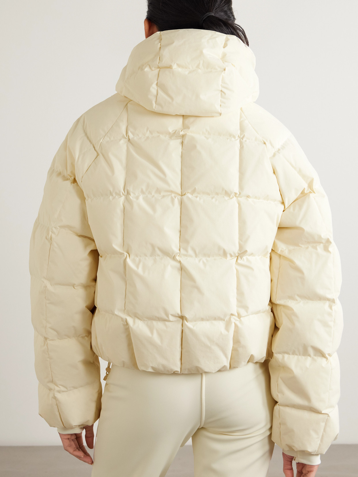 Oza Hooded Quilted Down Ski Jacket