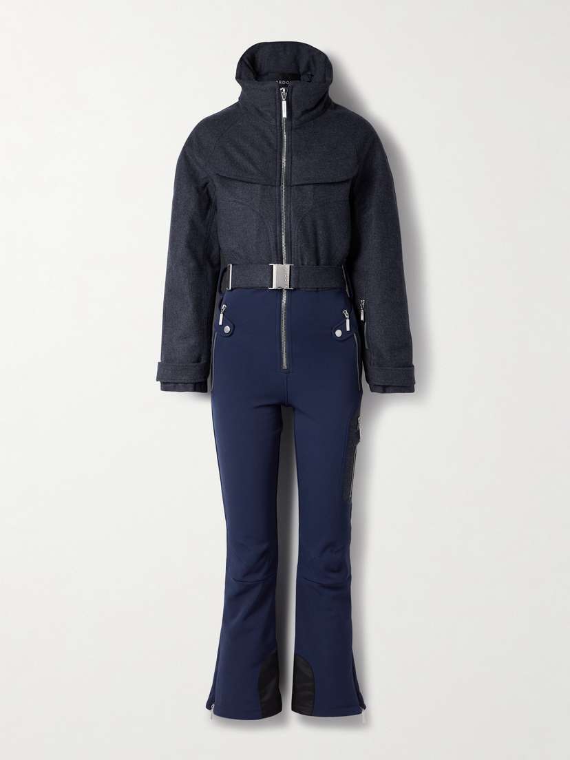 Cordova Eiger Belted Wool-blend And Twill Ski Suit