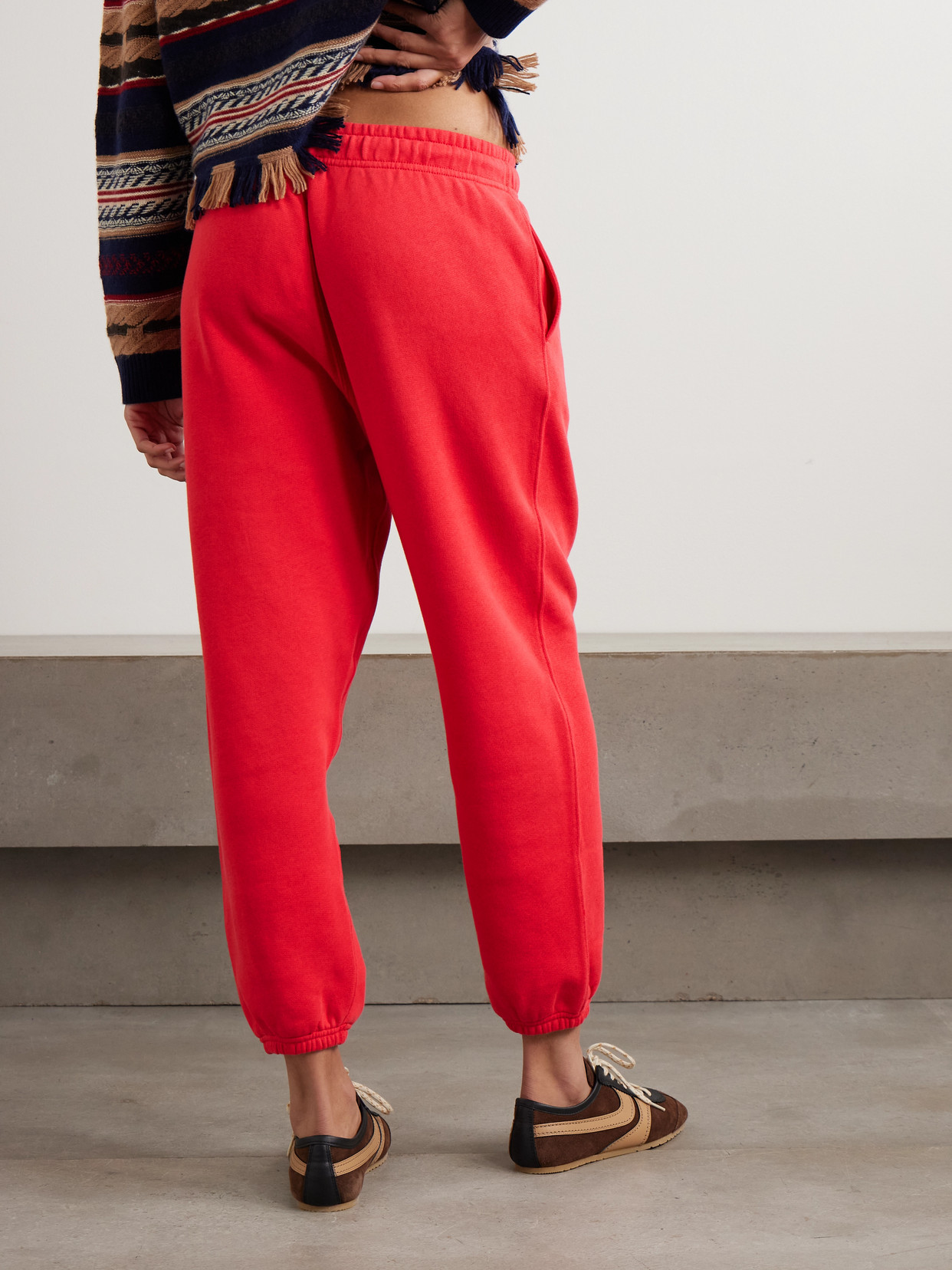 Polo Ralph Lauren Classic Jogging Pants In Red