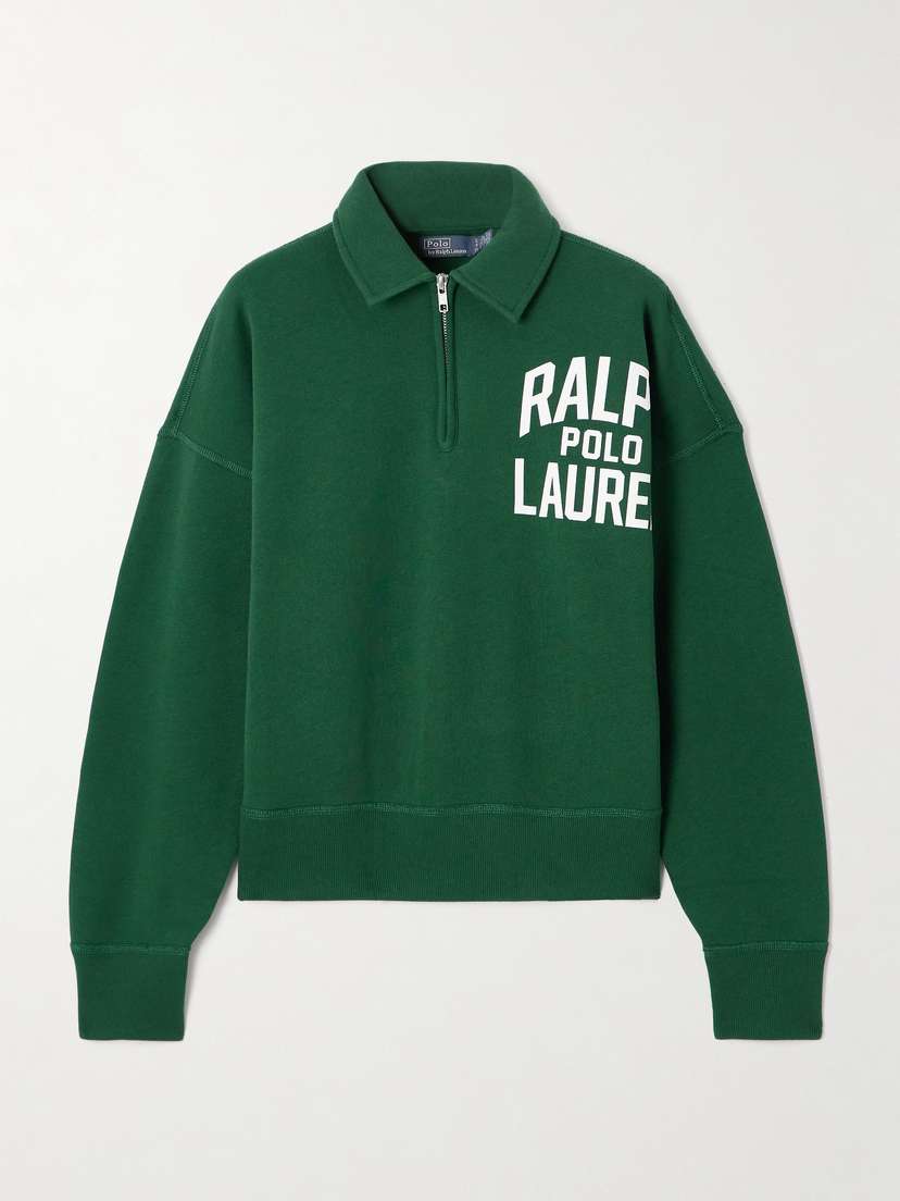 Polo Ralph Lauren Printed Cotton-blend Jersey Sweatshirt