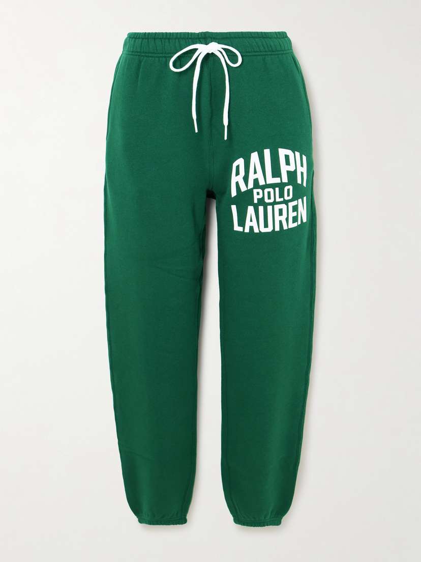 Polo Ralph Lauren Printed Tapered Cotton-blend Jersey Track Pants