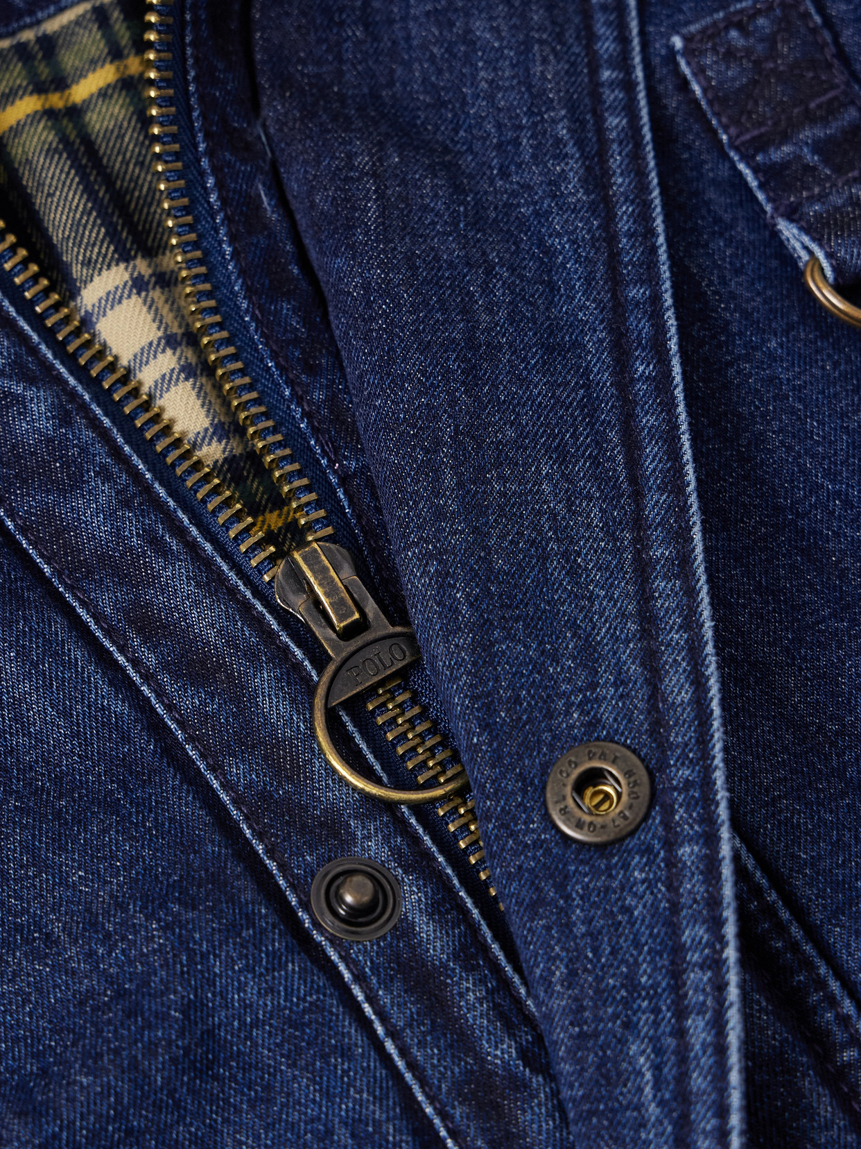 Polo Ralph Lauren Cotton Corduroy-trimmed Denim Jacket In Red