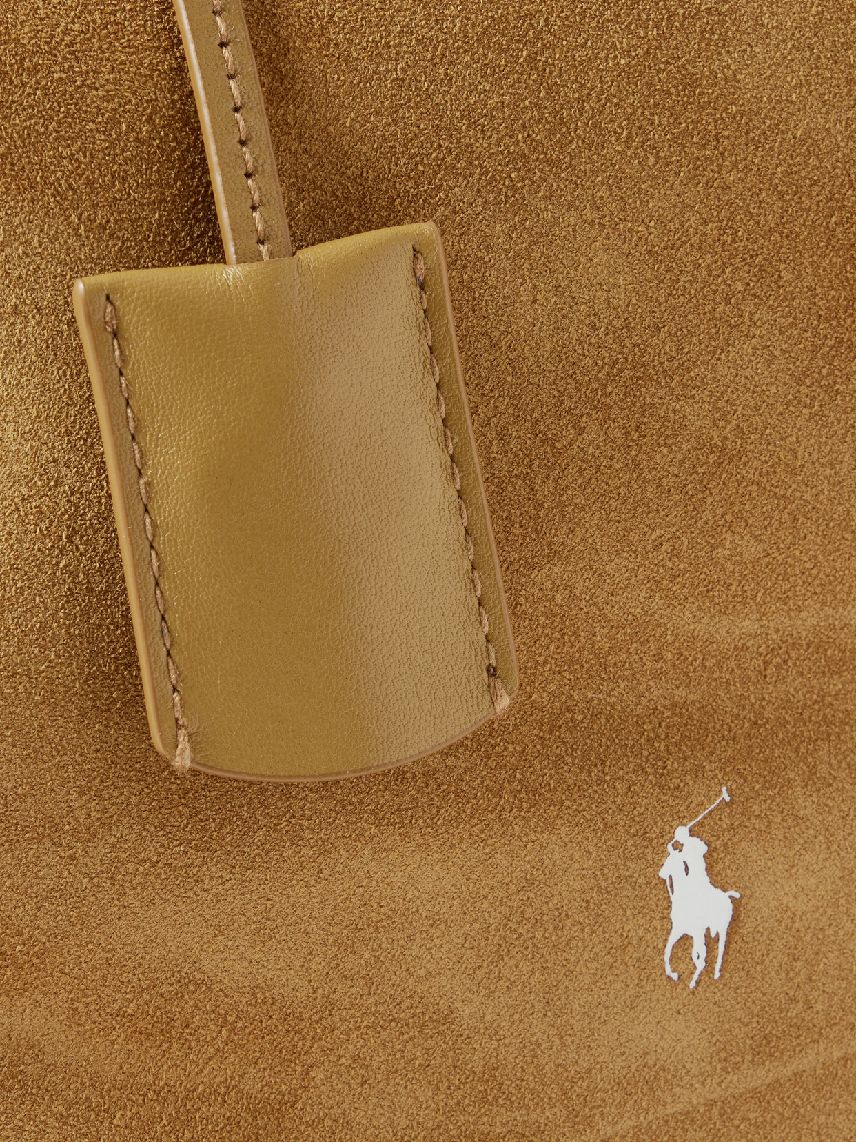 Polo Ralph Lauren - Polo Play Leather-Trimmed Suede Tote
