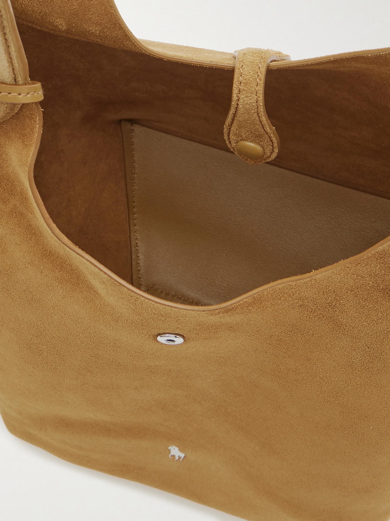 Polo Ralph Lauren - Polo Play Leather-Trimmed Suede Tote
