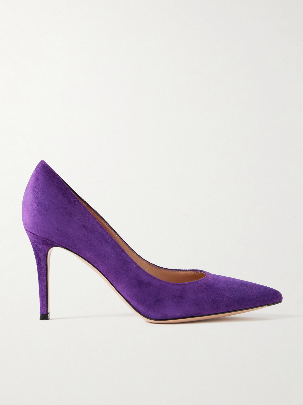 Gianvito Rossi Gianvito 85 Suede Pumps In Purple