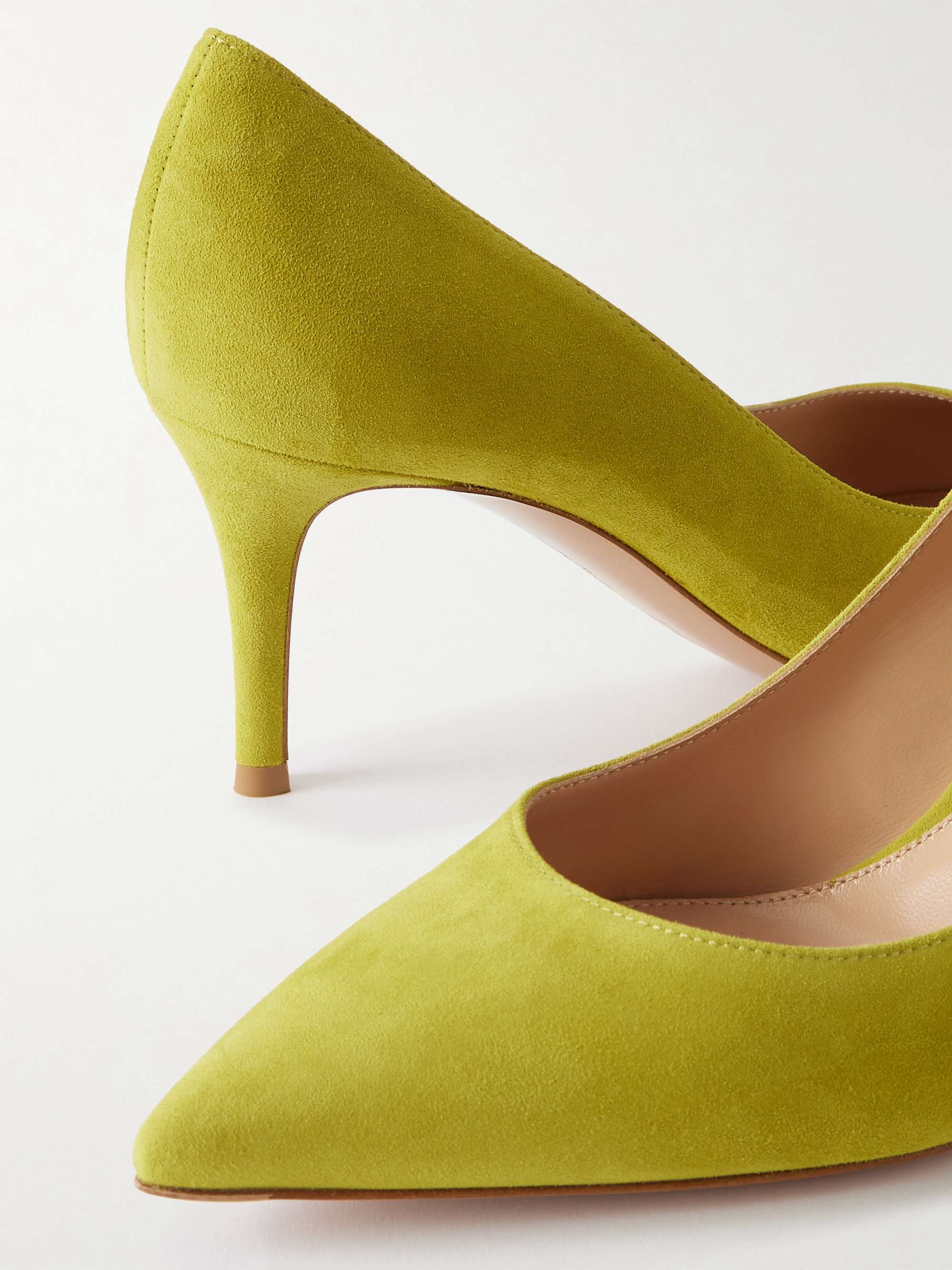 GIANVITO ROSSI 70 suede pumps