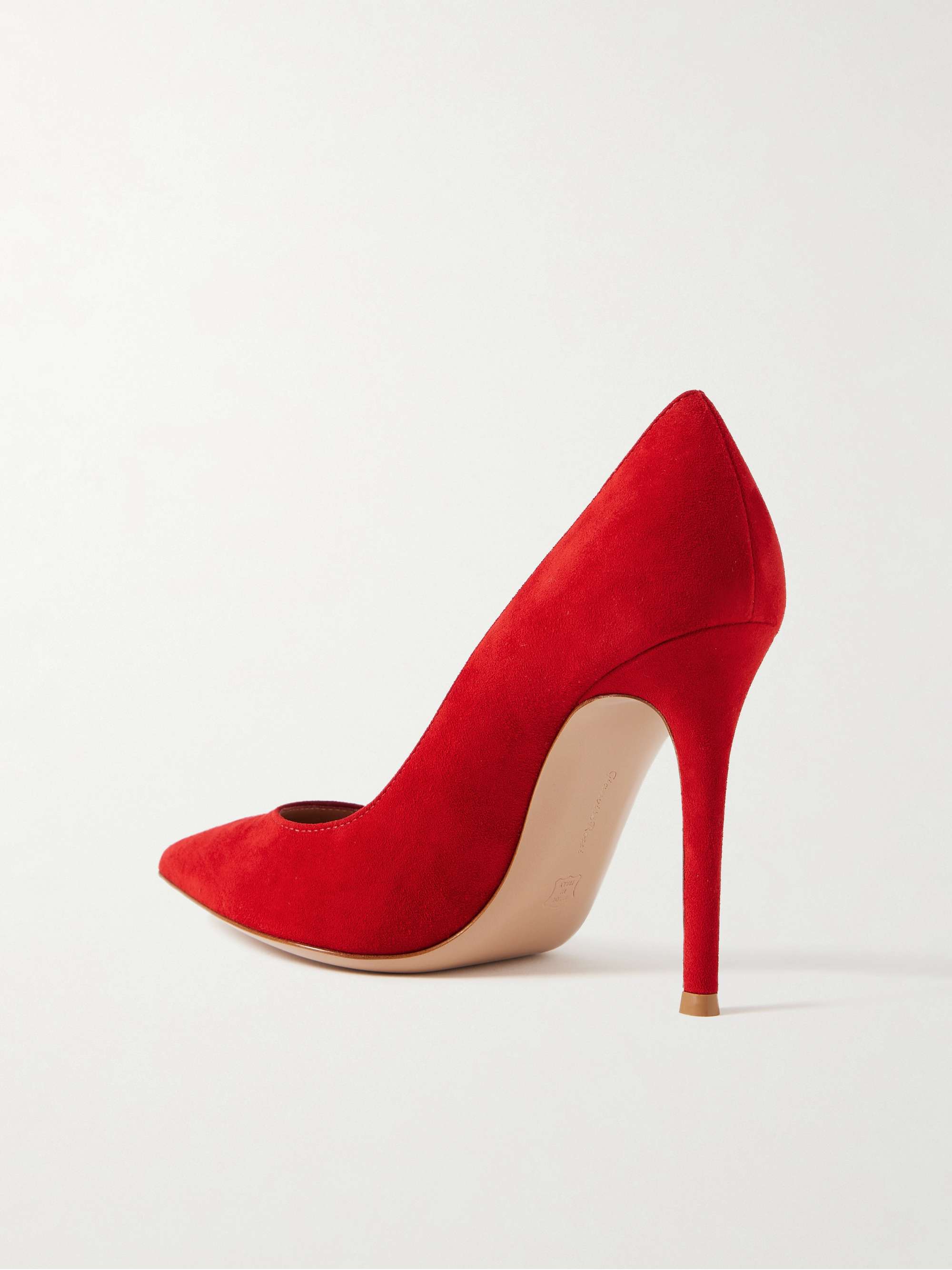 GIANVITO ROSSI 105 suede pumps