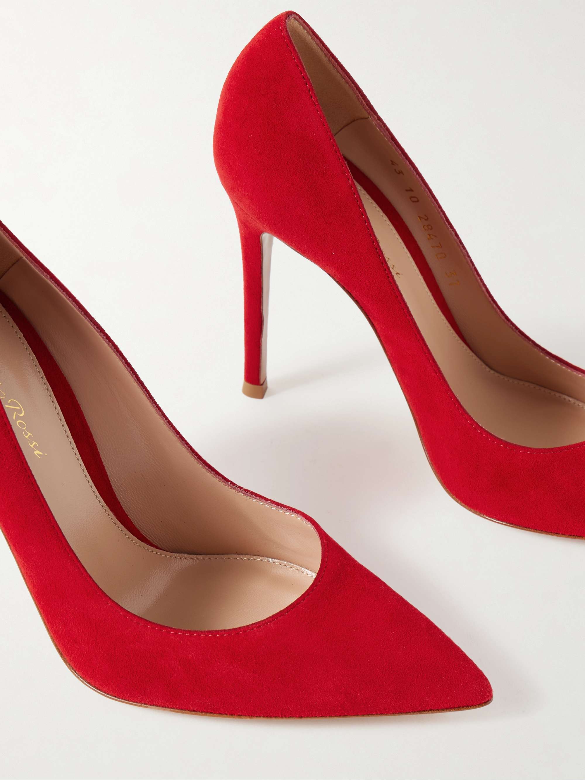 GIANVITO ROSSI 105 suede pumps