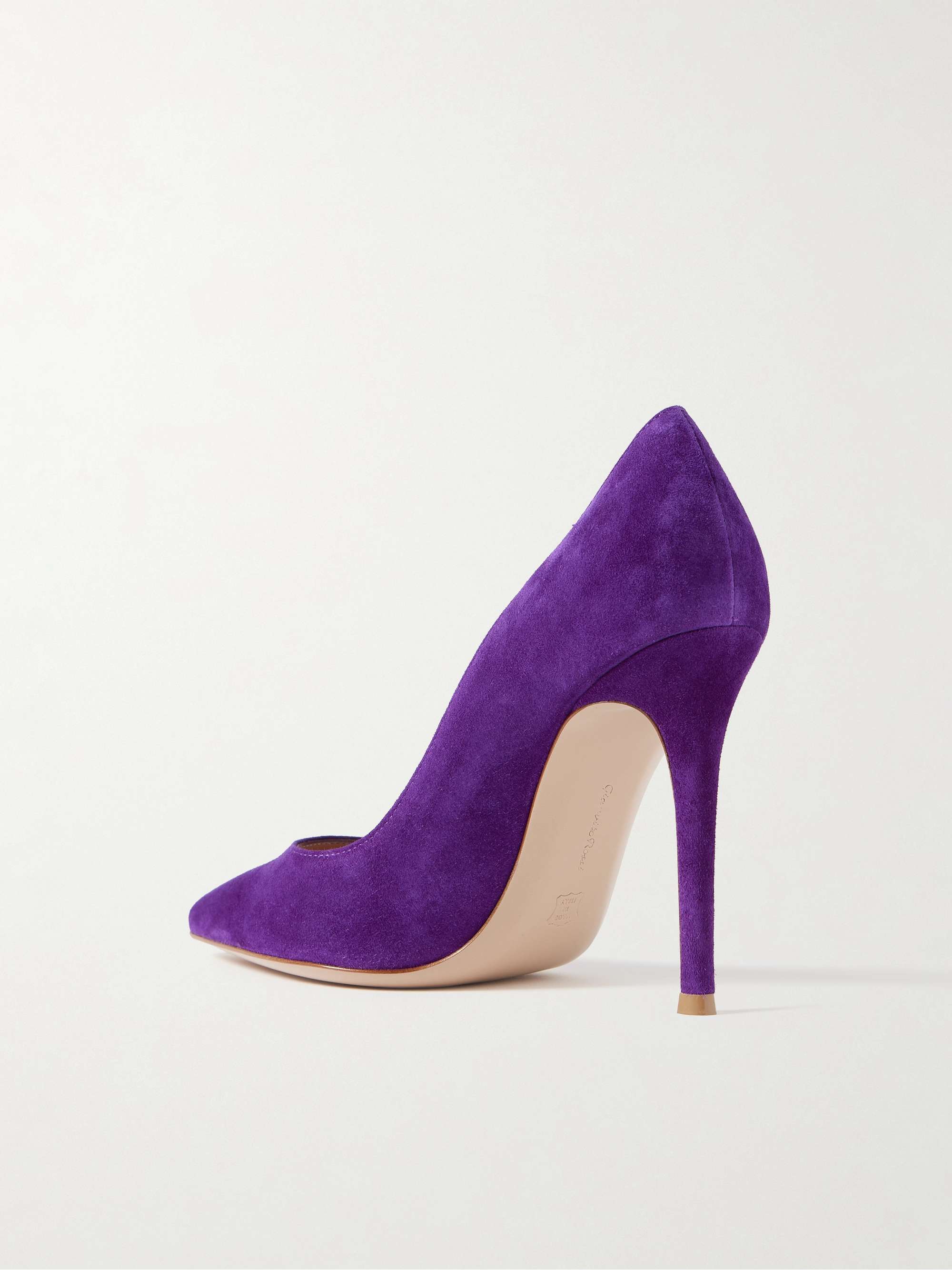 GIANVITO ROSSI 105 suede pumps
