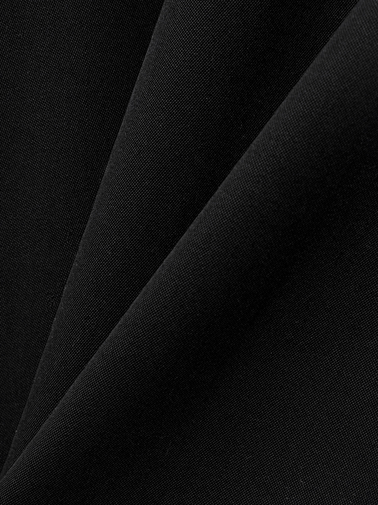 Givenchy Grain De Poudre Wool Mini Dress In Black