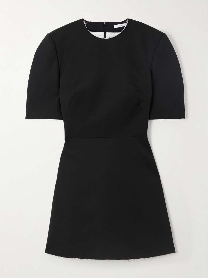 Givenchy Grain De Poudre Wool Mini Dress