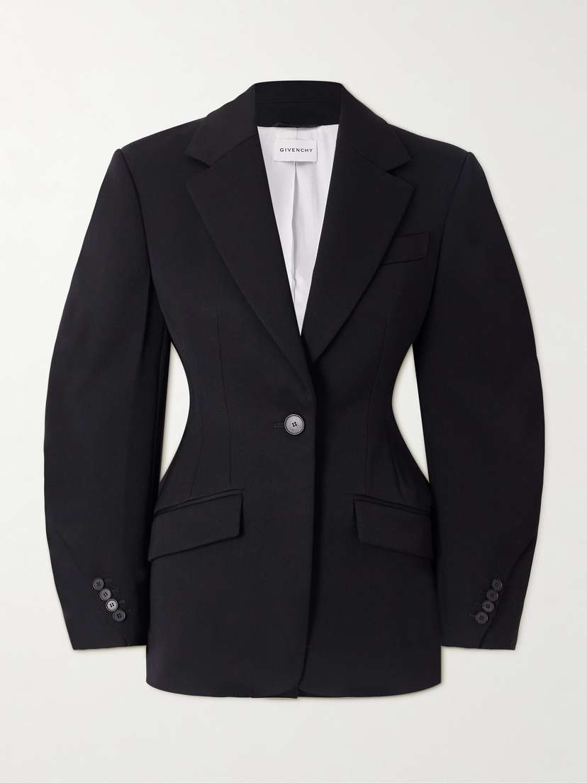 Givenchy Grain De Poudre Wool Blazer