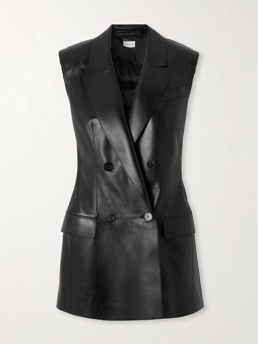 Givenchy Double-breasted Leather Vest