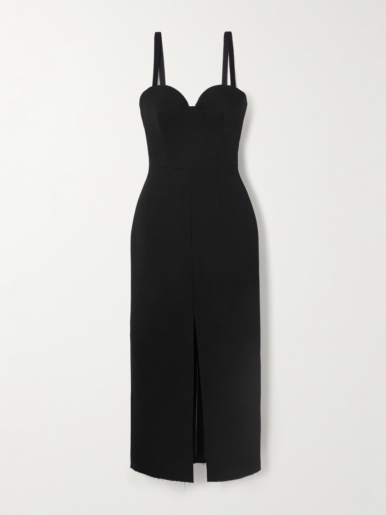 Givenchy Wool-blend Midi Dress In Black