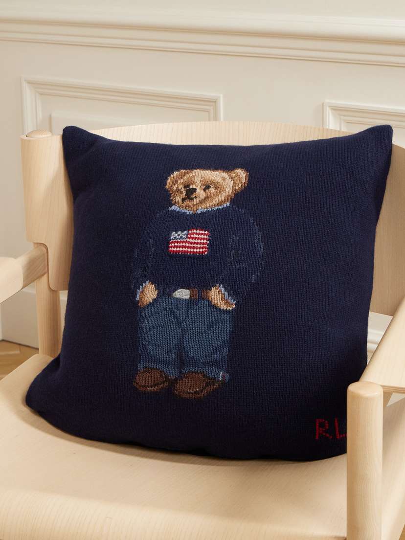 Ralph Lauren Home Intarsia Wool-blend Cushion