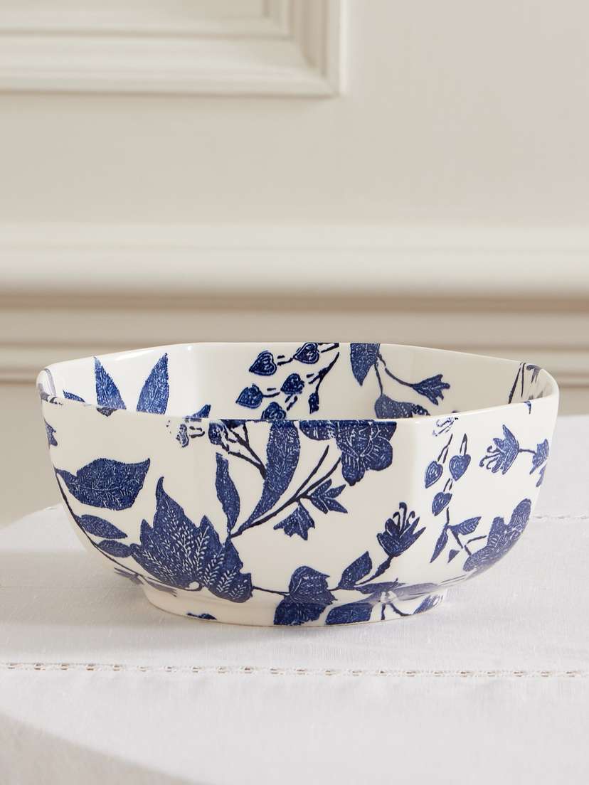 Ralph Lauren Home + Burleigh Garden Vine Floral-print Earthenware Bowl
